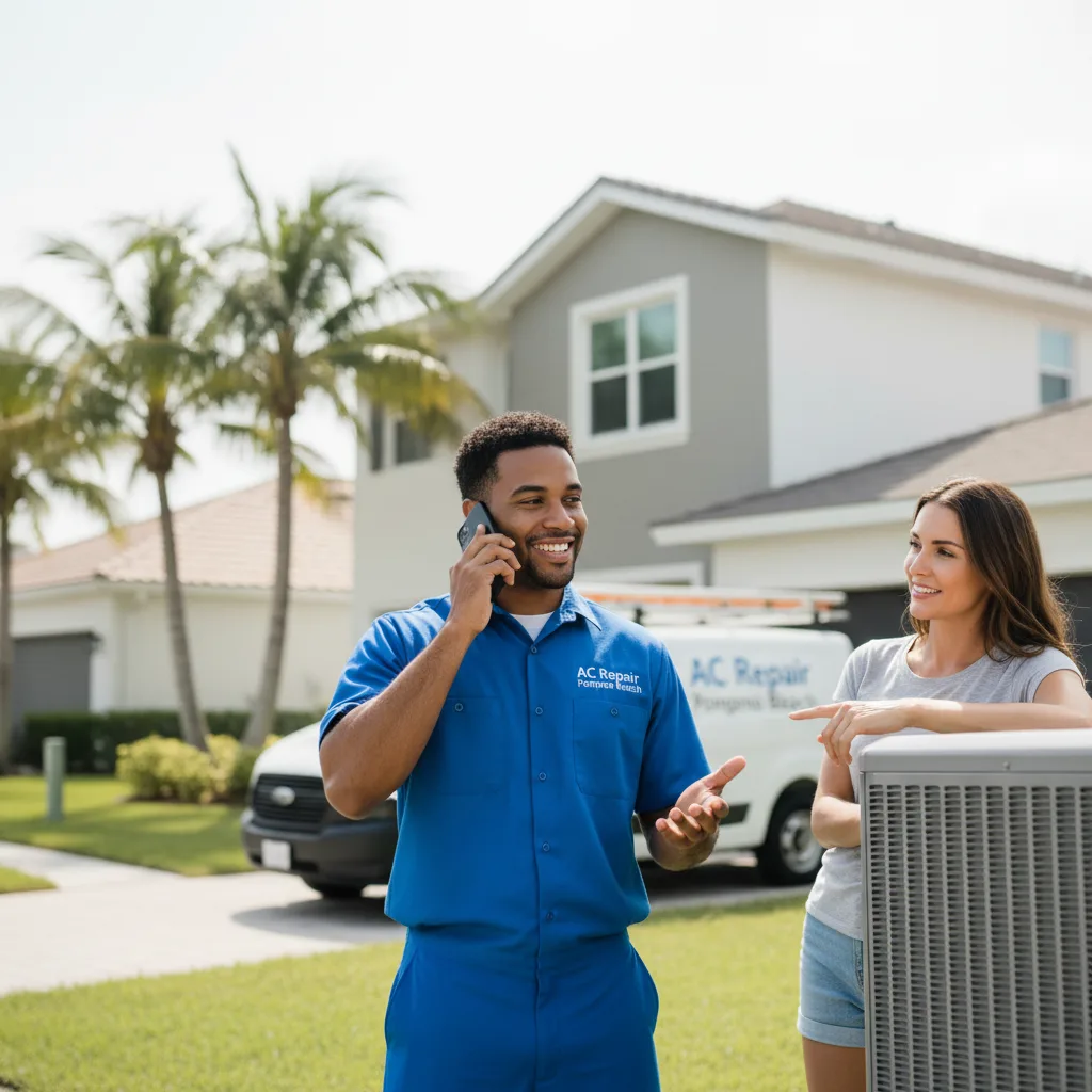 AC Repair Pompano Beach customer support in Coral